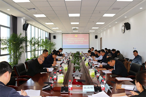 沈陽航空產(chǎn)業(yè)集團有限公司召開全面從嚴治黨暨深入貫徹中央八項規(guī)定精神學習教育專題黨委（擴大）會議